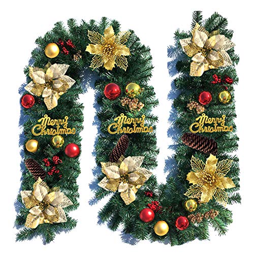 2,7 m Weihnachtskranz Girlande Künstlicher Tannenzapfen Ball Baum Rattan Hängende Ornament Home Party Tür Fenster Dekoration Weihnachten Schneemann 2,7 m Weihnachtskranz Girlande Künstlicher Tannenzapfen Ball Baum Rattan Hängende Ornament Home Party Tür Fenster Dekoration Weihnachten Schneemann von Songelt