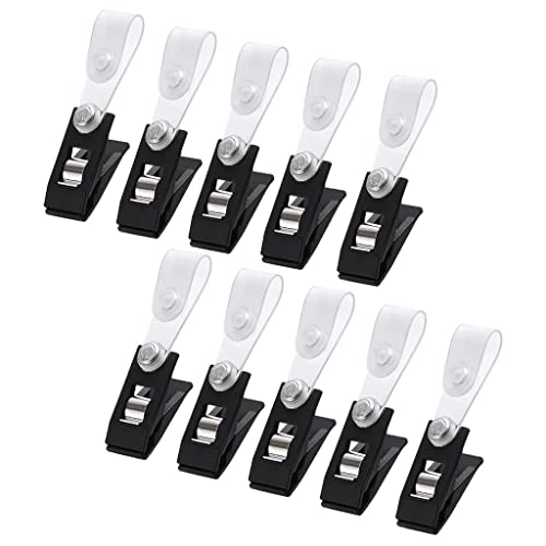 50 Stück/Set Gartenflaggenmast Pflaume Stopper Clip Praktische Fahnensicherung Werkzeuge Hardware Zubehör Kleine Haushaltsgeräte Garten Flagge Stopper Anti-Wind-Clip von Songelt