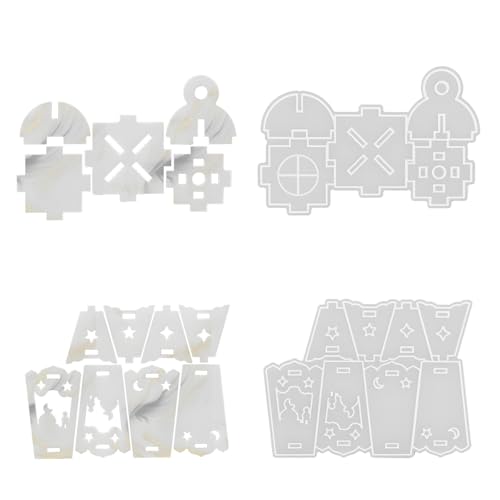 Aufwendiges Muster aus dem Nahen Osten aus Silikon, leicht zu entformen, für Kunstharz-Kerzenhalter und Ornament-Handarbeit von Songelt