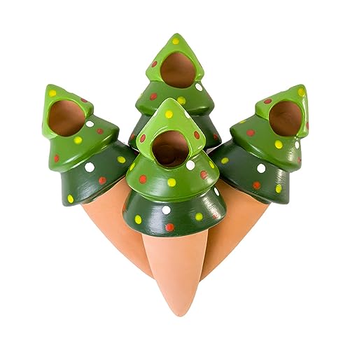 Bewässerungsspikes für Weihnachtsbaum, Pflanzenkugeln, Bewässerung, Terrakotta-Gerät für Innenkugeln, automatisches Bewässerungsgerät für Terrakotta-Spikes, 4 Stück Bewässerungsspikes für Weihnachtsbaum, Pflanzenkugeln, Bewässerung, Terrakotta-Gerät für Innenkugeln, automatisches Bewässerungsgerät für Terrakotta-Spikes, 4 Stück von Songelt