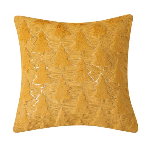 Dekorative Plüsch-Kissenbezüge, 45,7 x 45,7 cm, Weihnachts-Kissenbezüge für Festivals, Zuhause, Akzent, weicher Überwurf, Zubehör, dekorative Dekokissen Dekorative Plüsch-Kissenbezüge, 45,7 x 45,7 cm, Weihnachts-Kissenbezüge für Festivals, Zuhause, Akzent, weicher Überwurf, Zubehör, dekorative Dekokissen von Songelt