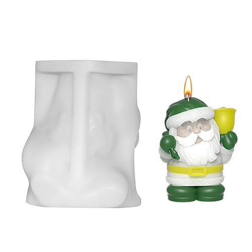 Einzigartige Silikonform mit Weihnachtsmann-Motiv, für Weihnachtsduft, Aromatherapie, Weihnachtsmann, handgefertigt, Weihnachten von Songelt