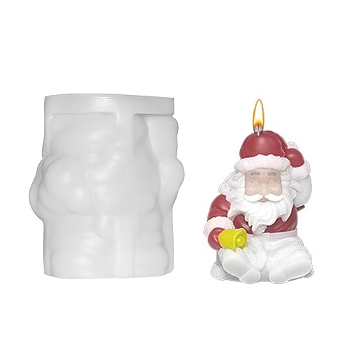 Einzigartige Silikonform mit Weihnachtsmann-Motiv, für Weihnachtsduft, Aromatherapie, Weihnachtsmann, handgefertigt, Weihnachten von Songelt