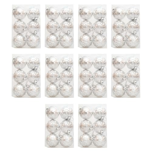 Elegante Weihnachtsdekoration, stilvolle hängende Kugel, bruchsicher und personalisierbar, Baumschmuck in verschiedenen Stilen, galvanisierte Kugel Elegante Weihnachtsdekoration, stilvolle hängende Kugel, bruchsicher und personalisierbar, Baumschmuck in verschiedenen Stilen, galvanisierte Kugel von Songelt