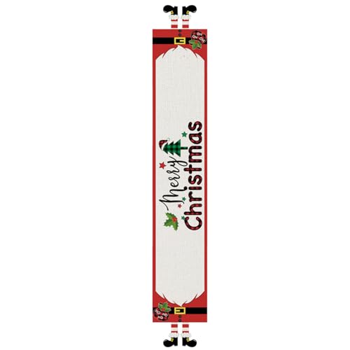 Eleganter Tischläufer, Weihnachtsaccessoire mit feiner Handwerkskunst für Esszimmer, Urlaub, Schreibtischdekoration, festliches Weihnachtsaccessoire von Songelt