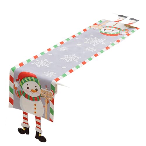 Eleganter Tischläufer, Weihnachtsaccessoire mit feiner Handwerkskunst für Esszimmer, Urlaub, Schreibtischdekoration, festliches Weihnachtsaccessoire Eleganter Tischläufer, Weihnachtsaccessoire mit feiner Handwerkskunst für Esszimmer, Urlaub, Schreibtischdekoration, festliches Weihnachtsaccessoire von Songelt