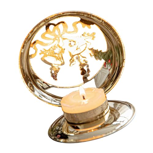 Eleganter goldener Kerzenhalter aus Eisen, Metall-Mittelstücke für Tisch, Esszimmer und Schlafzimmer, Ambiente Eleganter goldener Kerzenhalter aus Eisen, Metall-Mittelstücke für Tisch, Esszimmer und Schlafzimmer, Ambiente von Songelt