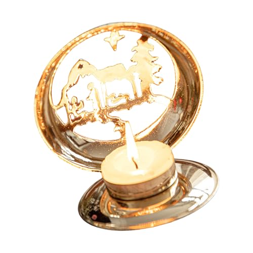 Eleganter goldener Kerzenhalter aus Eisen, Metall-Mittelstücke für Tisch, Esszimmer und Schlafzimmer, Ambiente Eleganter goldener Kerzenhalter aus Eisen, Metall-Mittelstücke für Tisch, Esszimmer und Schlafzimmer, Ambiente von Songelt