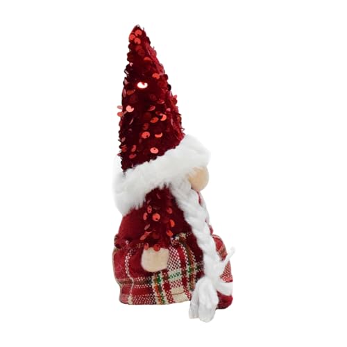 Festival handgefertigte Zwerge Zwerg Plüschpuppen Weihnachtsdekoration mit Paillettenhut für Tisch und Bücherregal Display Urlaub Ornament Festival handgefertigte Zwerge Zwerg Plüschpuppen Weihnachtsdekoration mit Paillettenhut für Tisch und Bücherregal Display Urlaub Ornament von Songelt