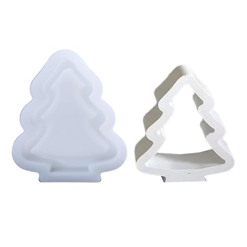 Flexible Silikonform, hohl, Weihnachtsbaumdekoration, temperaturbeständiger Gips, für Ornamente, Jahrestage, Geschenk von Songelt