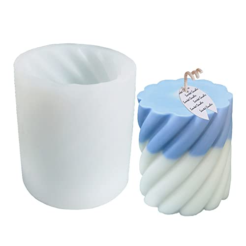Form für Kerzen, Zylinderform, Gießform, lebensmittelechtes Silikon, Nn-Stick für handgefertigte Seife, Kerzen, Kit zur Herstellung Form für Kerzen, Zylinderform, Gießform, lebensmittelechtes Silikon, Nn-Stick für handgefertigte Seife, Kerzen, Kit zur Herstellung von Songelt