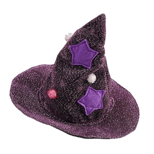 Halloween-Hut für Hunde und Katzen, Vampir-Umhänge und Hexenhut, Halloween-Dekoration, Hut für Katzen und Hunde, schönes Cosplay-Zubehör Halloween-Hut für Hunde und Katzen, Vampir-Umhänge und Hexenhut, Halloween-Dekoration, Hut für Katzen und Hunde, schönes Cosplay-Zubehör von Songelt