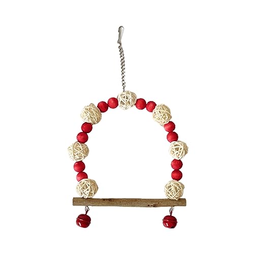 Haustier Wellensittiche Käfig Sitzstange Ständer Schaukel Papageien Schaukel Hängespielzeug Käfig Holz Vogel Kletterseil Papageien Hängespielzeug Vogelhängematte Haustier Wellensittiche Käfig Sitzstange Ständer Schaukel Papageien Schaukel Hängespielzeug Käfig Holz Vogel Kletterseil Papageien Hängespielzeug Vogelhängematte von Songelt