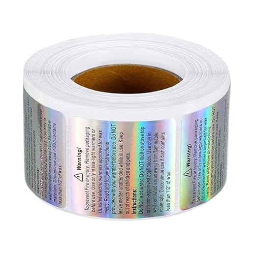 Holographie Silber Selbstklebendes Aufkleber Etikett Wachse Schmelzen Warnschild Regenbogen Aufkleber für Wachse Fall 500 Stück/Rolle Klebeetiketten Holographie Silber Selbstklebendes Aufkleber Etikett Wachse Schmelzen Warnschild Regenbogen Aufkleber für Wachse Fall 500 Stück/Rolle Klebeetiketten von Songelt