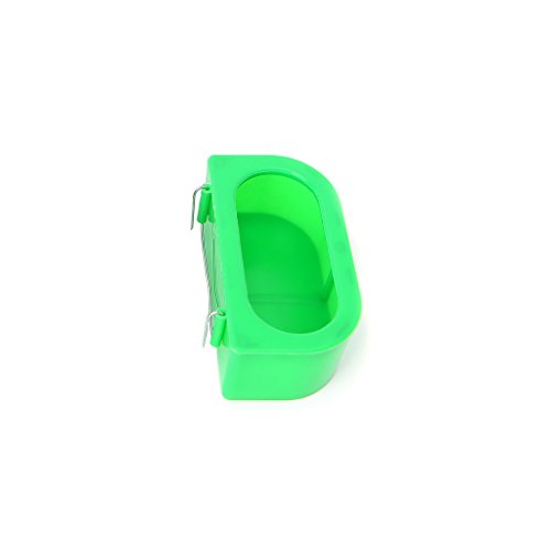 Hühner-Wasserbecher mit Metallhaken, Käfig, zum Aufhängen, Kunststoff, Futternapf für Tauben, Enten, Tauben, leicht zu reinigen, Vogeltränke, Papageienspielzeug, afrikanisches Grau, für kleine Hühner-Wasserbecher mit Metallhaken, Käfig, zum Aufhängen, Kunststoff, Futternapf für Tauben, Enten, Tauben, leicht zu reinigen, Vogeltränke, Papageienspielzeug, afrikanisches Grau, für kleine von Songelt