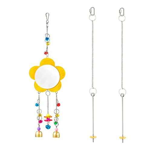 Hühnerspielzeug mit farbigen Glocken für Hühner, Hähne, Hängeschaukel, Spielzeug, Gemüse, Obst, Futterstation für Papageien, Hühner, zum Picken von Songelt