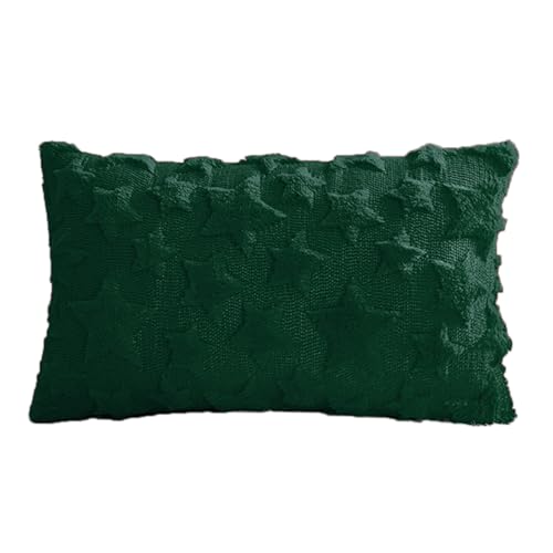 Kissenbezug mit saisonalem Symbol, strukturiert, pelzig, atmungsaktiver Stoff, für Sofa, Bett, Stuhl, saisonaler Akzent, bestickter Stern Kissenbezug mit saisonalem Symbol, strukturiert, pelzig, atmungsaktiver Stoff, für Sofa, Bett, Stuhl, saisonaler Akzent, bestickter Stern von Songelt