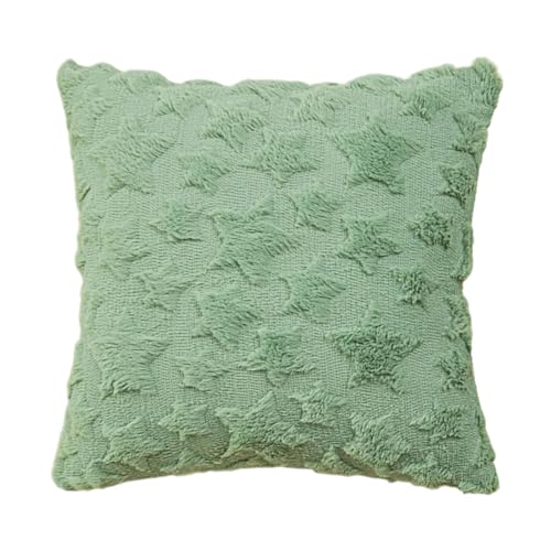 Kissenbezug mit saisonalem Symbol, strukturiert, pelzig, atmungsaktiver Stoff, für Sofa, Bett, Stuhl, saisonaler Akzent, bestickter Stern Kissenbezug mit saisonalem Symbol, strukturiert, pelzig, atmungsaktiver Stoff, für Sofa, Bett, Stuhl, saisonaler Akzent, bestickter Stern von Songelt