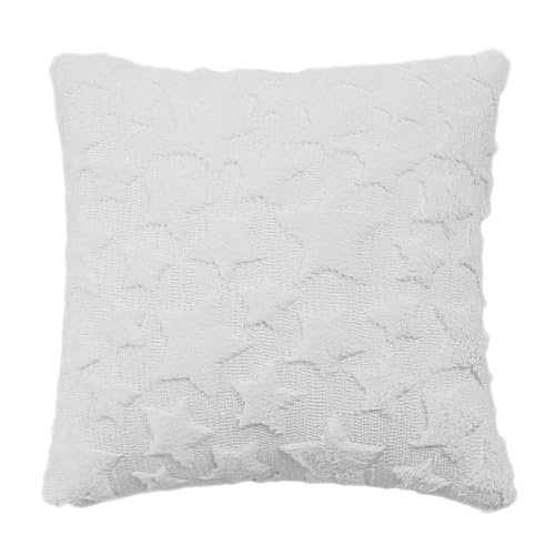 Kissenbezug mit saisonalem Symbol, strukturiert, pelzig, atmungsaktiver Stoff, für Sofa, Bett, Stuhl, saisonaler Akzent, bestickter Stern Kissenbezug mit saisonalem Symbol, strukturiert, pelzig, atmungsaktiver Stoff, für Sofa, Bett, Stuhl, saisonaler Akzent, bestickter Stern von Songelt