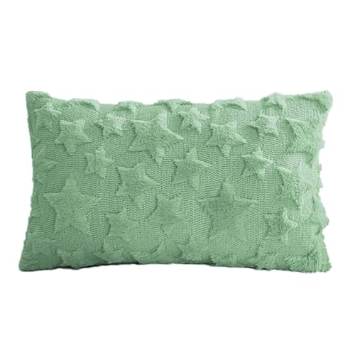 Kissenbezug mit saisonalem Symbol, strukturiert, pelzig, atmungsaktiver Stoff, für Sofa, Bett, Stuhl, saisonaler Akzent, bestickter Stern Kissenbezug mit saisonalem Symbol, strukturiert, pelzig, atmungsaktiver Stoff, für Sofa, Bett, Stuhl, saisonaler Akzent, bestickter Stern von Songelt