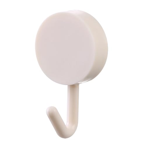 Kreativer klebriger Haken für Schlüssel, Handtücher, Badezimmer, Küche, Dekoration, weiß, ABS, wasserdicht, Wandaufhänger, ohne Bohren, dekorativer Haken von Songelt