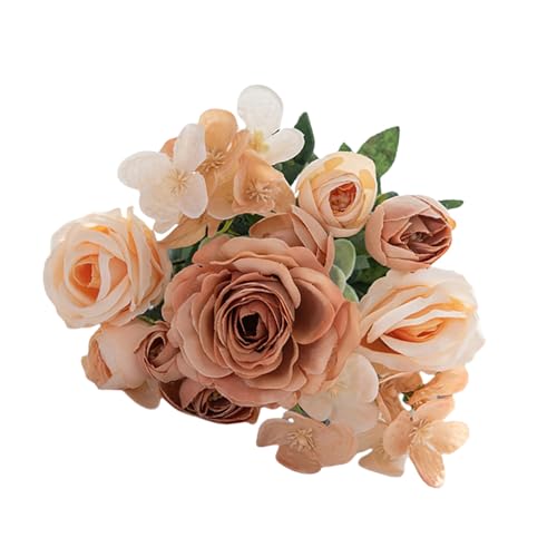Künstliche Rosensträuße aus Seide mit 7 Stielen, permanente Blumendekoration für Veranstaltungen und Fotografie, Tischdekoration, Hochzeitsdekoration, künstliche Blume Künstliche Rosensträuße aus Seide mit 7 Stielen, permanente Blumendekoration für Veranstaltungen und Fotografie, Tischdekoration, Hochzeitsdekoration, künstliche Blume von Songelt