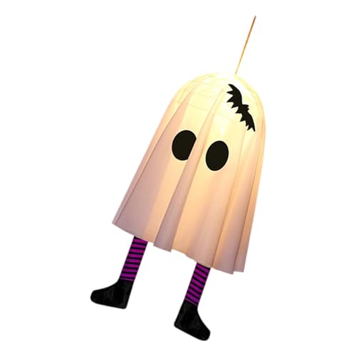LED Floating Specter Hängeleuchte Weiches Tuch Halloween Dekoration mit energieeffizienter LED für Innen Außen Unheimliche Party Dekorationen von Songelt