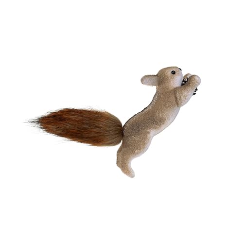 Mehrfach verwendbares Weihnachts-Eichhörnchen-Ornament, tragbares Design für Baum, Bücherregal, Kamin, sicher, kinderfreundliche Dekoration, Festival-Ornament Mehrfach verwendbares Weihnachts-Eichhörnchen-Ornament, tragbares Design für Baum, Bücherregal, Kamin, sicher, kinderfreundliche Dekoration, Festival-Ornament von Songelt