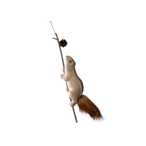 Mehrfach verwendbares Weihnachts-Eichhörnchen-Ornament, tragbares Design für Baum, Bücherregal, Kamin, sicher, kinderfreundliche Dekoration, Festival-Ornament Mehrfach verwendbares Weihnachts-Eichhörnchen-Ornament, tragbares Design für Baum, Bücherregal, Kamin, sicher, kinderfreundliche Dekoration, Festival-Ornament von Songelt