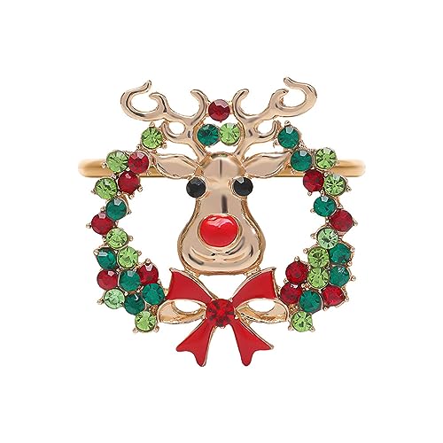 Metall-Serviettenringe Elchkranz Weihnachtsbäume Halter Schneeflocke Schnalle Urlaub Hochzeit Tischdekoration Schneeflocke Serviettenhalter Metall-Serviettenringe Elchkranz Weihnachtsbäume Halter Schneeflocke Schnalle Urlaub Hochzeit Tischdekoration Schneeflocke Serviettenhalter von Songelt
