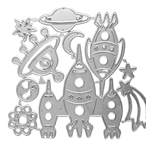 Metall-Stanzschablone, Motiv: Planet Mond, Scrapbooking, Album, Papier, Karten, Scrapbooking, Stanzformen von Songelt