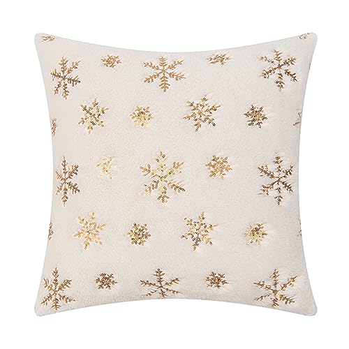 Plüsch Schneeflocke Kissenbezug Weihnachten Kissenbezüge Winter Sofa Couch Dekoration Kissenbezug Schneeflocke Urlaub Dekoration Party Dekor Winter Home Decor Plüsch Schneeflocke Kissenbezug Weihnachten Kissenbezüge Winter Sofa Couch Dekoration Kissenbezug Schneeflocke Urlaub Dekoration Party Dekor Winter Home Decor von Songelt