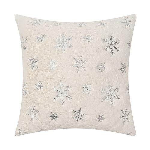 Plüsch Schneeflocke Kissenbezug Weihnachten Kissenbezüge Winter Sofa Couch Dekoration Kissenbezug Schneeflocke Urlaub Dekoration Party Dekor Winter Home Decor Plüsch Schneeflocke Kissenbezug Weihnachten Kissenbezüge Winter Sofa Couch Dekoration Kissenbezug Schneeflocke Urlaub Dekoration Party Dekor Winter Home Decor von Songelt