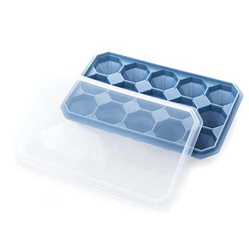 Polygonale Form Eisform Eiswürfelform Lebensmittelqualität Silikon Herstellung Werkzeug Formen für Whiskys, Trinker, Barkeeper, Tabletts für Gefrierschränke, leicht zu lösen von Songelt