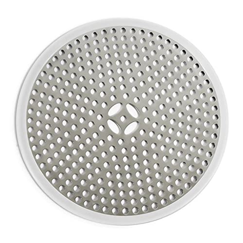 Runde Abflussabdeckung Badewanne Abflussschutz Badezimmer Dusche Haarfänger Mesh Küche Spüle Sieb Edelstahl Haarfänger Badewanne Mesh Duschstopper Flach Silikon Wiederverwendbar Metall von Songelt