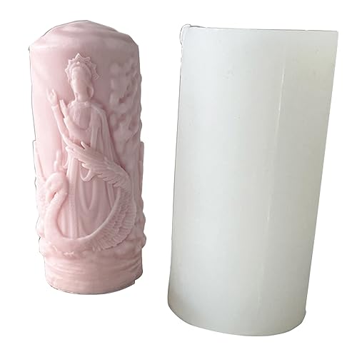Silikon-Seifenform, klassischer Reliefzylinder für handgefertigte Bastelarbeiten, Kuchen, Seife, Farbstoff, Modelldekoration, zylindrische Form, Silikon für Kerzen Silikon-Seifenform, klassischer Reliefzylinder für handgefertigte Bastelarbeiten, Kuchen, Seife, Farbstoff, Modelldekoration, zylindrische Form, Silikon für Kerzen von Songelt