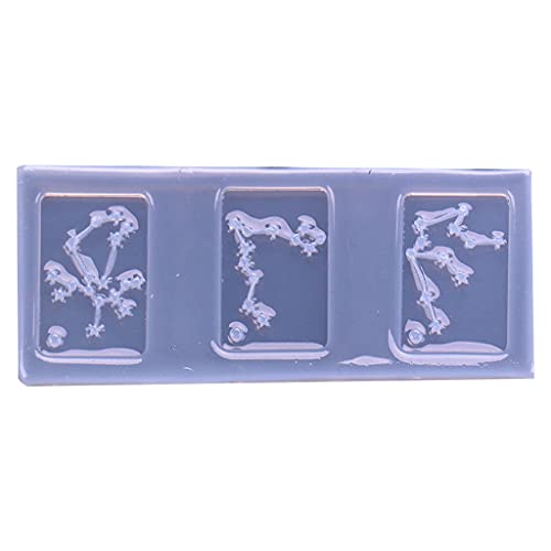 Silikonform aus Kunstharz, Schmuckgussformen, Eisblöcke, Süßigkeiten, Fondant, Schokolade, Seifen, Gießen, Silikonformen für Schmuck, Aschenbecher von Songelt