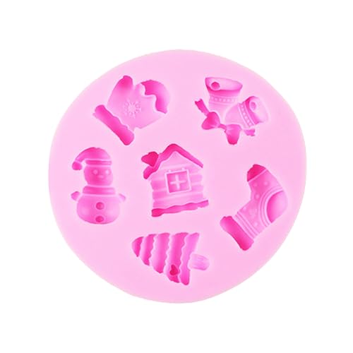 Silikonform für Fondant, Schokolade, Urlaub, Backen, Dekoration, Fondant, Kuchen, Schokolade, Antihaft-Backwerkzeug, leicht zu reinigen Silikonform für Fondant, Schokolade, Urlaub, Backen, Dekoration, Fondant, Kuchen, Schokolade, Antihaft-Backwerkzeug, leicht zu reinigen von Songelt