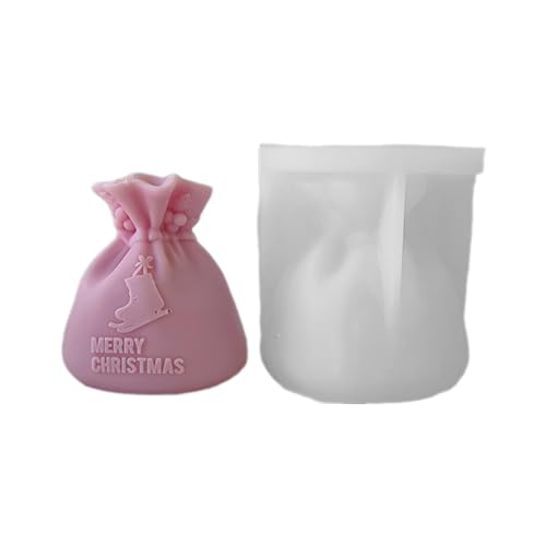 Silikonform für Geschenktüte, handgefertigte Schreibtischdekoration, Gips, Epoxidharz für Heimdekoration, Tasche, Seife von Songelt