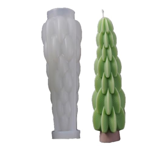 Silikonform für Weihnachtsbaum, lebensmittelechtes Silikon für Epoxidharz, handgefertigte Säulen, Seife, Schokolade, Back-Silikonform Silikonform für Weihnachtsbaum, lebensmittelechtes Silikon für Epoxidharz, handgefertigte Säulen, Seife, Schokolade, Back-Silikonform von Songelt