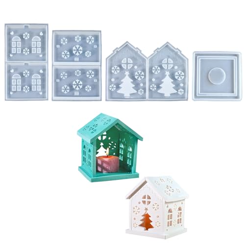 Silikonform für Weihnachtsbaum-Haus-Festivals, zur Gestaltung von Weihnachtsbaum, Feiertagsdekoration von Songelt