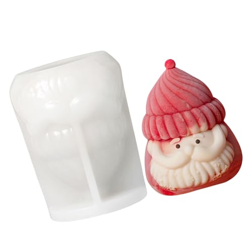 Silikonformen mit Weihnachtsmann-Motiv, antihaftbeschichtet, Mousse, Kuchendekoration, Werkzeug für Trüffel, Käsekuchen, leicht zu reinigen, Schokoladenform, antihaftbeschichtet, Backwerkzeug, leicht Silikonformen mit Weihnachtsmann-Motiv, antihaftbeschichtet, Mousse, Kuchendekoration, Werkzeug für Trüffel, Käsekuchen, leicht zu reinigen, Schokoladenform, antihaftbeschichtet, Backwerkzeug, leicht von Songelt