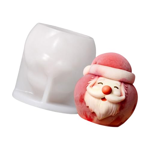 Silikonformen mit Weihnachtsmann-Motiv, antihaftbeschichtet, Mousse, Kuchendekoration, Werkzeug für Trüffel, Käsekuchen, leicht zu reinigen, Schokoladenform, antihaftbeschichtet, Backwerkzeug, leicht Silikonformen mit Weihnachtsmann-Motiv, antihaftbeschichtet, Mousse, Kuchendekoration, Werkzeug für Trüffel, Käsekuchen, leicht zu reinigen, Schokoladenform, antihaftbeschichtet, Backwerkzeug, leicht von Songelt