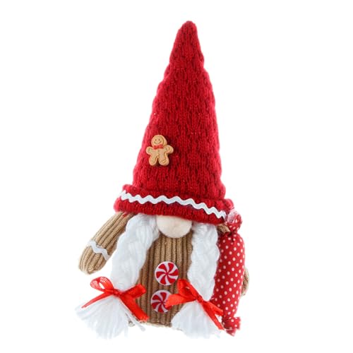 Skandinavische Weihnachtswichtel mit Lebkuchenmann-Hut, Plüschpuppen für saisonale Zuhause, Tischbuch, Regal, Dekoration, Weihnachtsdekorationen Skandinavische Weihnachtswichtel mit Lebkuchenmann-Hut, Plüschpuppen für saisonale Zuhause, Tischbuch, Regal, Dekoration, Weihnachtsdekorationen von Songelt