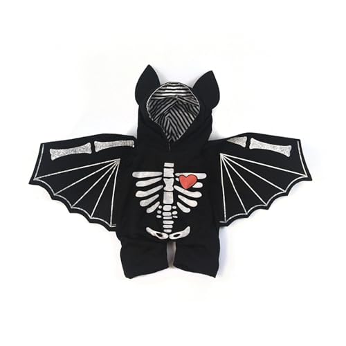 Skelett-Hundepullover für Hunde bis große Hunde für den Außenbereich, winddicht, dick, Halloween-Kostüme, Größe L Skelett-Hundepullover für Hunde bis große Hunde für den Außenbereich, winddicht, dick, Halloween-Kostüme, Größe L von Songelt