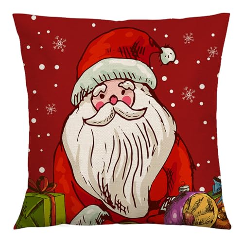 Songelt Eleganter Weihnachts-Kissenbezug, dekorative Kissenbezüge für Neujahr, Heimdekoration, Heimdekoration Songelt Eleganter Weihnachts-Kissenbezug, dekorative Kissenbezüge für Neujahr, Heimdekoration, Heimdekoration von Songelt