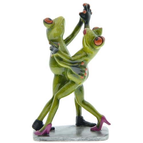 Songelt Frosch Figuren Garten Harz Frosch Statue Tier Ornament Paar Sammlung Home Schreibtisch Dekoration Tischplatte Ornament Statuen von Songelt