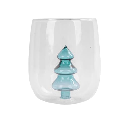 Songelt Glasbecher mit Weihnachtsmotiv, auslaufsicher, Baumform, Kaffeetassen für Zuhause und Party, Partyzubehör Songelt Glasbecher mit Weihnachtsmotiv, auslaufsicher, Baumform, Kaffeetassen für Zuhause und Party, Partyzubehör von Songelt