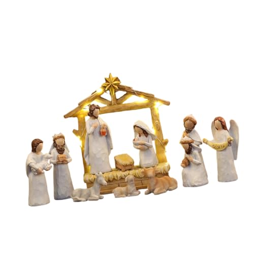 Songelt Jesuskind Heilige Familie Statue Miniatur Weihnachtskrippe Skulptur Weihnachten Indoor Home Tisch Urlaub Dekorationen Weihnachten Krippenfiguren Songelt Jesuskind Heilige Familie Statue Miniatur Weihnachtskrippe Skulptur Weihnachten Indoor Home Tisch Urlaub Dekorationen Weihnachten Krippenfiguren von Songelt