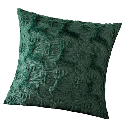 Songelt Kissenbezug für warme Feiern, doppellagiges Design, robustes Polyester, für Familientreffen, Winterveranstaltungen, Weihnachten, dekorativer Kissenbezug Songelt Kissenbezug für warme Feiern, doppellagiges Design, robustes Polyester, für Familientreffen, Winterveranstaltungen, Weihnachten, dekorativer Kissenbezug von Songelt